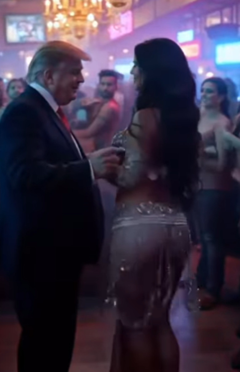 clip AI facut de trump despre fasia gaza (1)