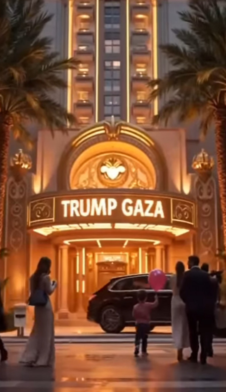 clip AI facut de trump despre fasia gaza (3)