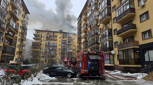 Incendiu de proporții în Chiajna/ Foto: Facebook