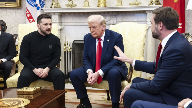 Trump, JD Vance și Zelenski