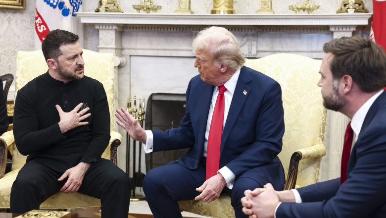 Trump, JD Vance și Zelenski