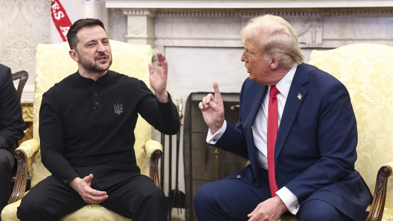 Trump și Zelenski, întâlnire la Casa Albă / Foto: Profimedia