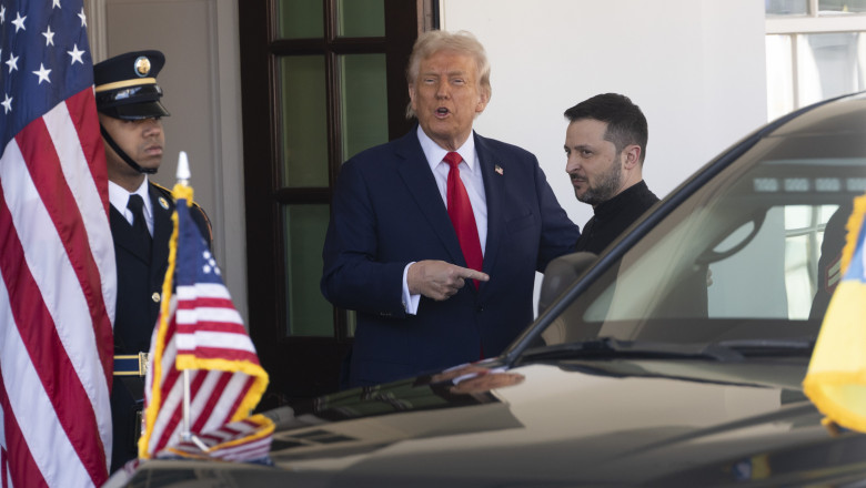 Trump și Zelenski, întâlnire la Casa Albă / Foto: Profimedia