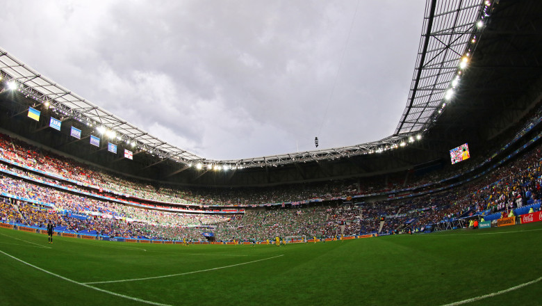 Lyon,,France,-,June,16,,2016:,Panoramic,View,Of,Stade