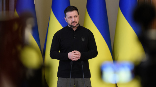 News Conference Of Volodymyr Zelenskyy - Kyiv