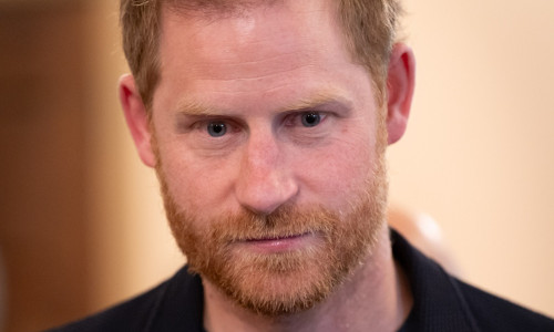 Prince Harry makes an appearance to meet with First Responders at Rock for First Responders presented by One805 at The Granada Theatre in Santa Barbara, Saturday March 8th, 2025.