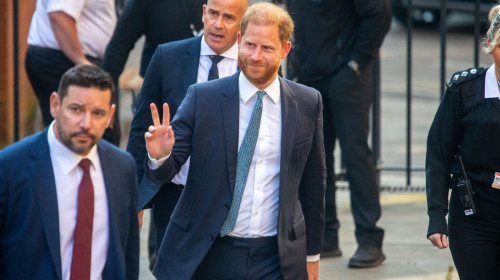 Prince Harry Arrives At High Court