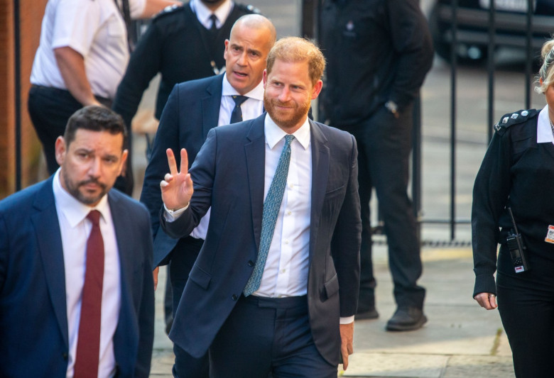 Prince Harry Arrives At High Court
