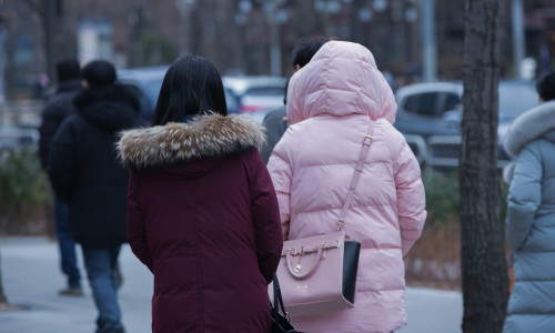 Cold,Weather,,Winter,Street,With,People