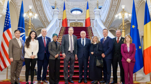 Delegația Congresului SUA a ajuns la Palatul Parlamentului/ Foto: Presidency.ro