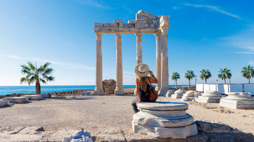 Old,Ruins,In,Side,,Near,Antalya,In,Turkey