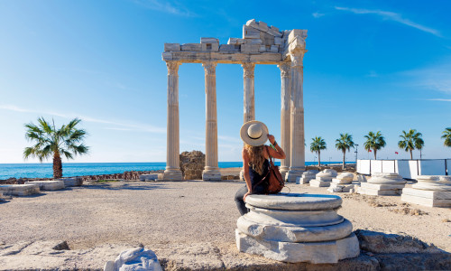 Old,Ruins,In,Side,,Near,Antalya,In,Turkey
