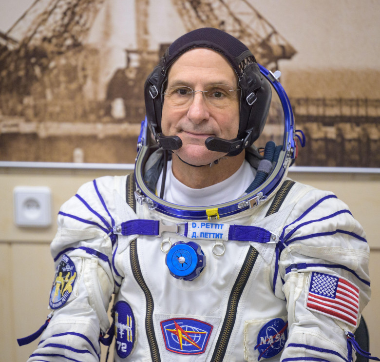 Baikonur, Kazakhstan. 11 September, 2024. NASA astronaut Don Pettit prepares for the pressure check of his Russian Sokol space suit before departing to the Soyuz MS-26 spacecraft on launch day at the Baikonur Cosmodrome, September 11, 2024, in Baikonur, K