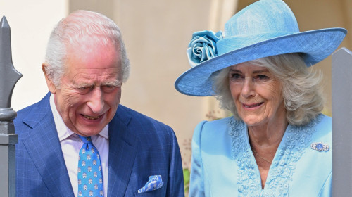 British Royal Family Attend Easter Service At St George's Chapel