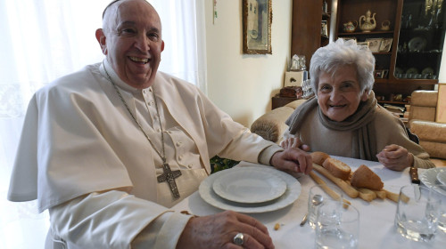 Papa Francisc și verișoara lui, Carla Rabezzana
