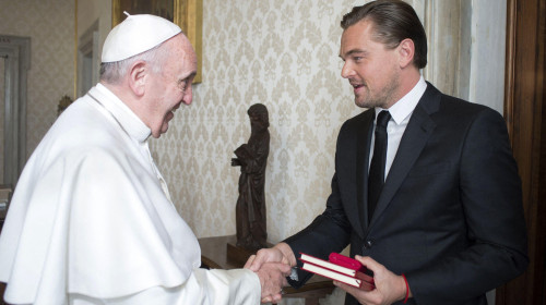 Leonardo DiCaprio, omagiu emoționant după moartea Papei Francisc/ Profimedia