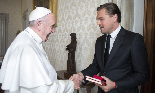 Leonardo DiCaprio, omagiu emoționant după moartea Papei Francisc/ Profimedia