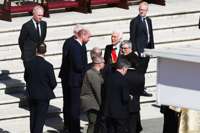 Printul William la funeraliile Papei Francisc / Profimedia Images