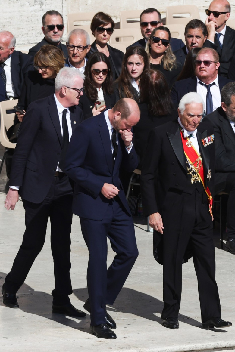 Printul William la funeraliile Papei Francisc / Profimedia Images