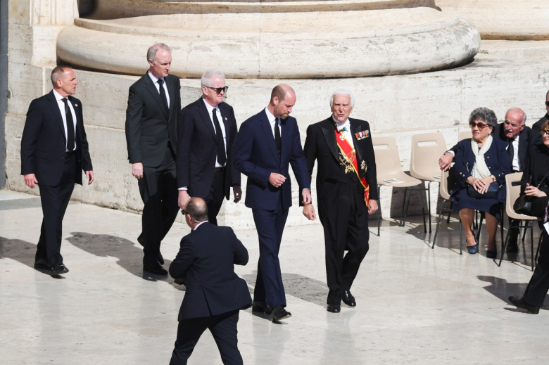 Printul William la funeraliile Papei Francisc / Profimedia Images