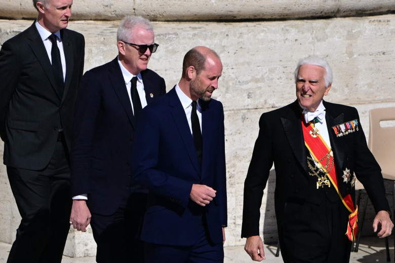 Printul William la funeraliile Papei Francisc / Profimedia Images