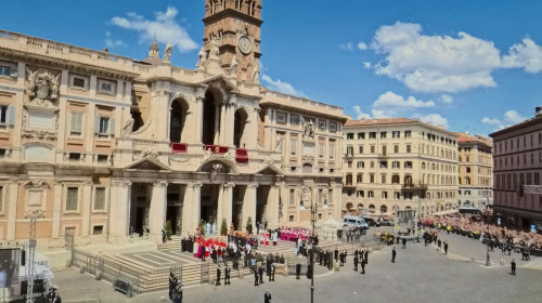 Pope Francis' funeral mass, Santa Maria Maggiore Basilica, Rome, Italy - 26 Apr 2025