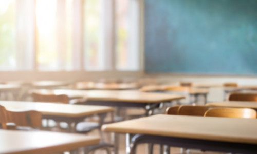 On,The,Blurred,Background,Of,The,Empty,Classroom