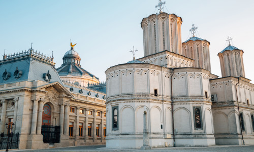 Patriarchal,Cathedral,In,Bucharest,,Romania