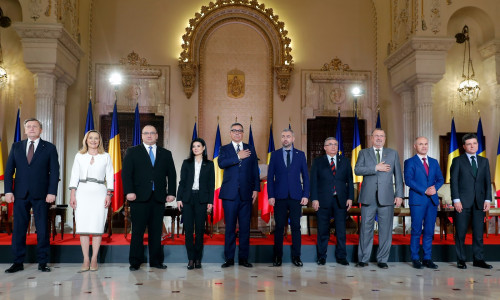 ROMANIA BUCHAREST PRESIDENTIAL ELECTIONS TV DEBATE