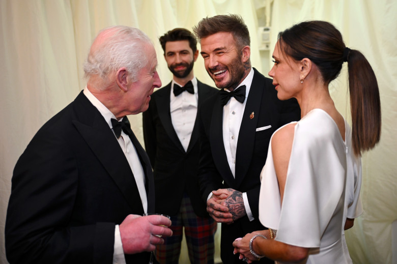 The King And Queen Attend A UK-Italy Dinner To Celebrate The Slow Food And Slow Fashion Movement