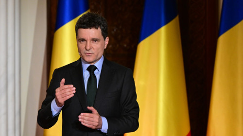 ROMANIA BUCHAREST PRESIDENTIAL ELECTIONS TV DEBATE
