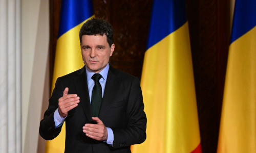 ROMANIA BUCHAREST PRESIDENTIAL ELECTIONS TV DEBATE