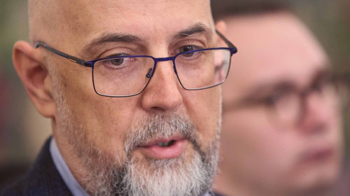 Kelemen Hunor, Press Conference, Bucharest, Romania - 19 Mar 2025
