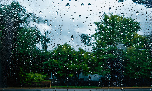 View,From,The,Car,Window,On,A,Rainy,Day