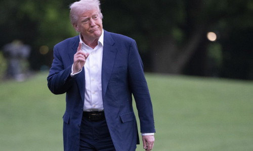 President Trump returns to the White House