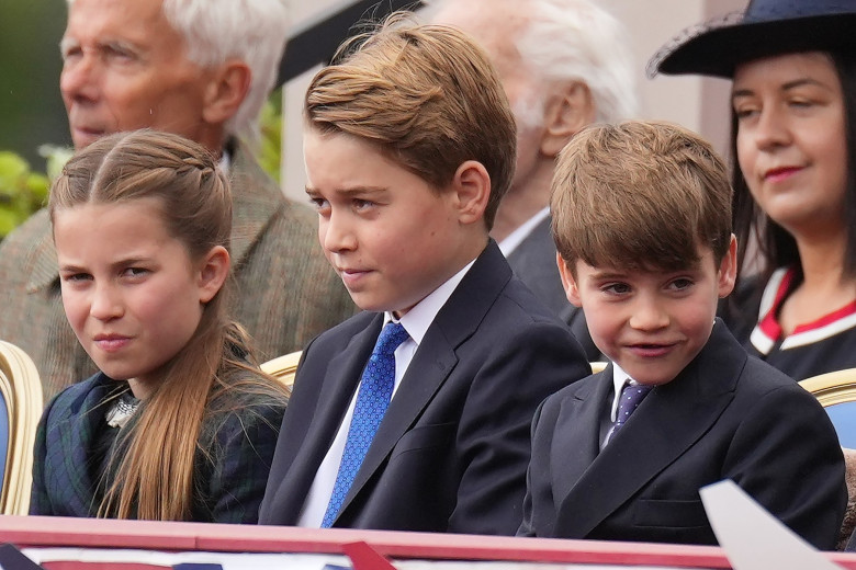 Prințesa Charlotte, prințul George și prințul Louis