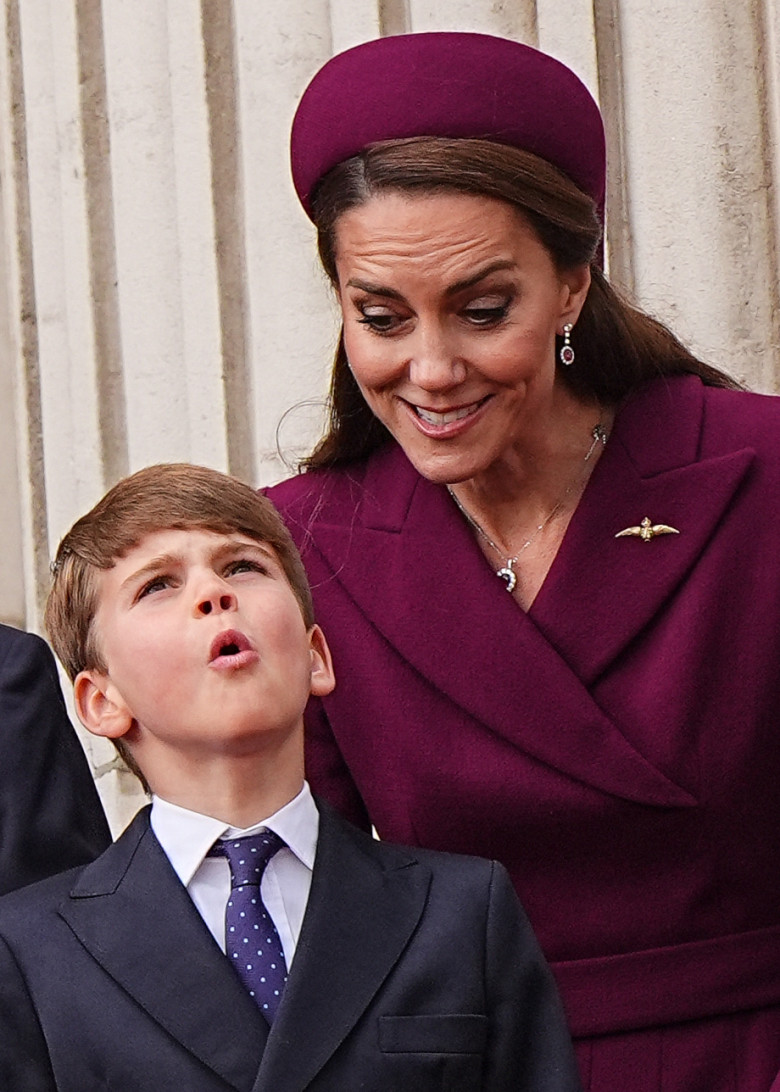 Kate Middleton și prințul Louis