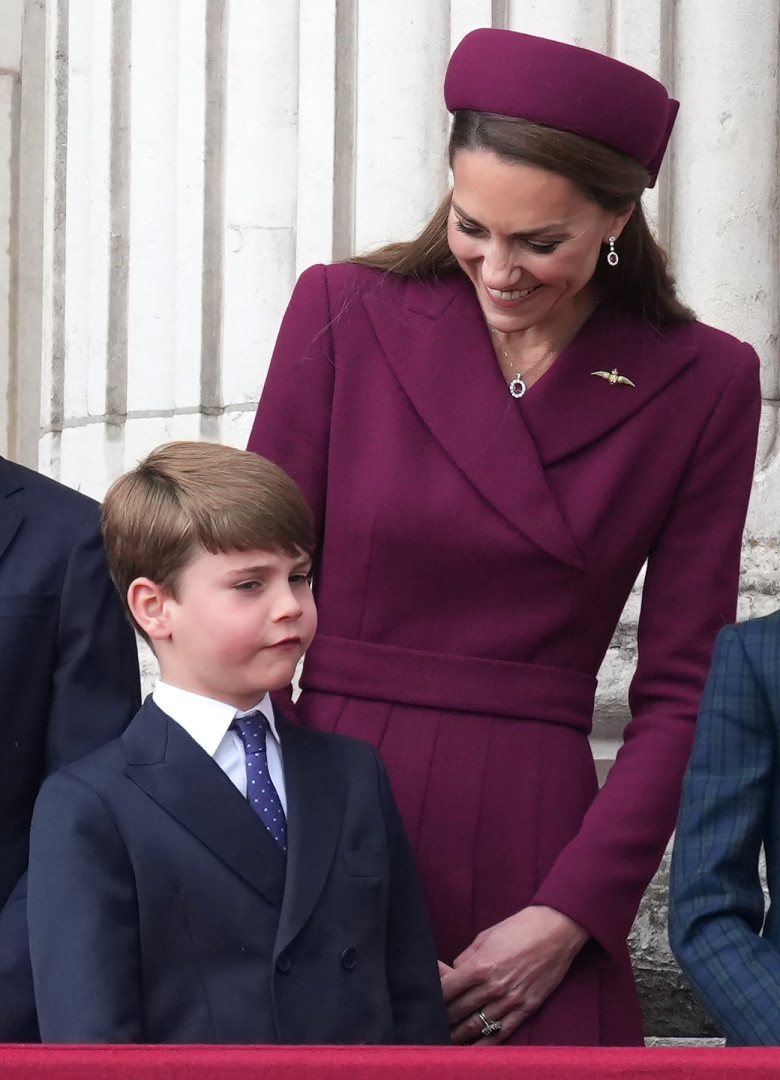Kate Middleton și prințul Louis