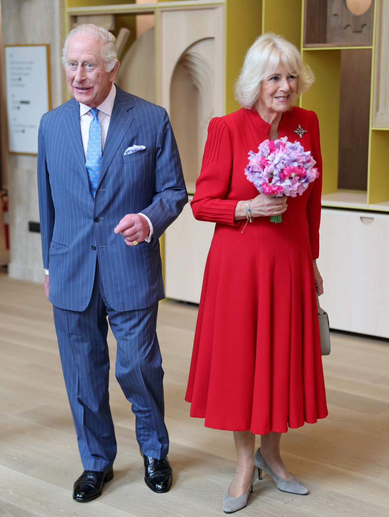 King Charles & Queen Camilla At The National Gallery In London