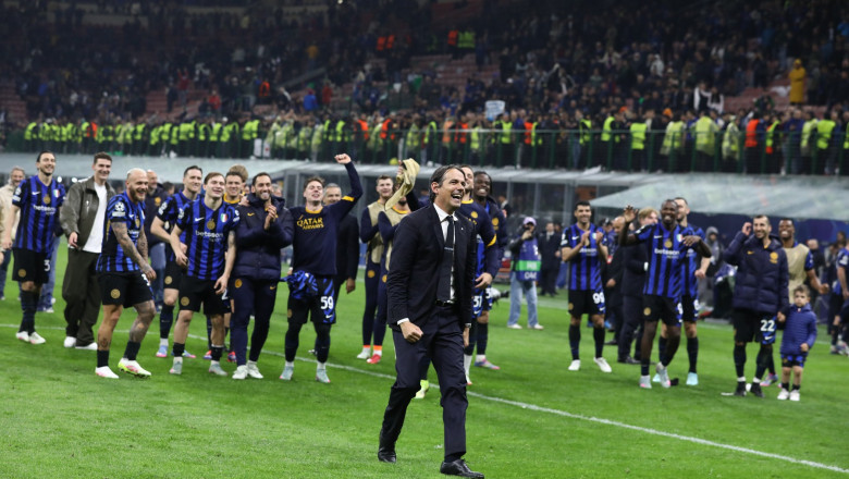 Soccer 2025: Inter 4:3 Barcelona: UEFA Champions League, Milan, Lombardy, Italy - 06 May 2025