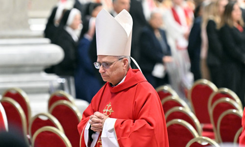 Mass on the seventh of nine days of mourning (Novendiali) for late Pope Francis