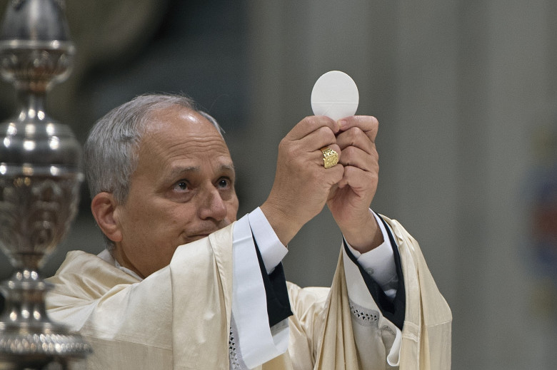 ITALY - POPE FRANCIS PRESIDES OVER THE MASS FOR OUR LADY OF GUADALUPE IN ST PETER'S BASILICA AT THE VATICAN - 2024/12/12
