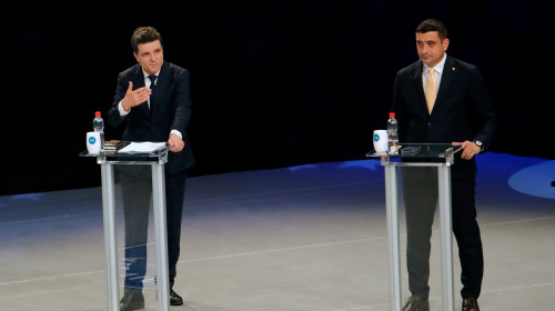 nicusor dan si george simion dezbatere