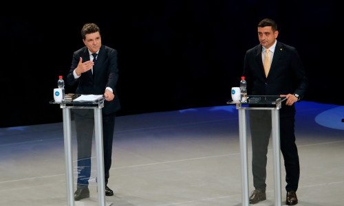 nicusor dan si george simion dezbatere