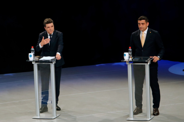 nicusor dan si george simion dezbatere