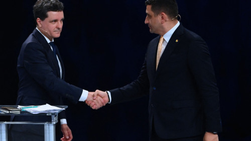 nicusor dan si george simion dezbatere