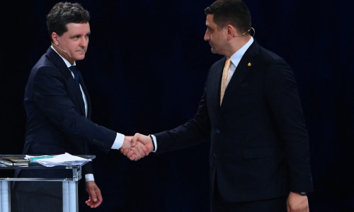 nicusor dan si george simion dezbatere