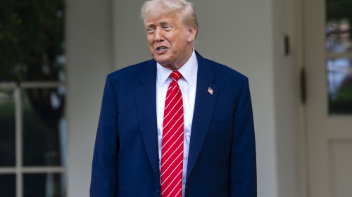 Trump Speaks With Reporters Outside West Wing Of The White House