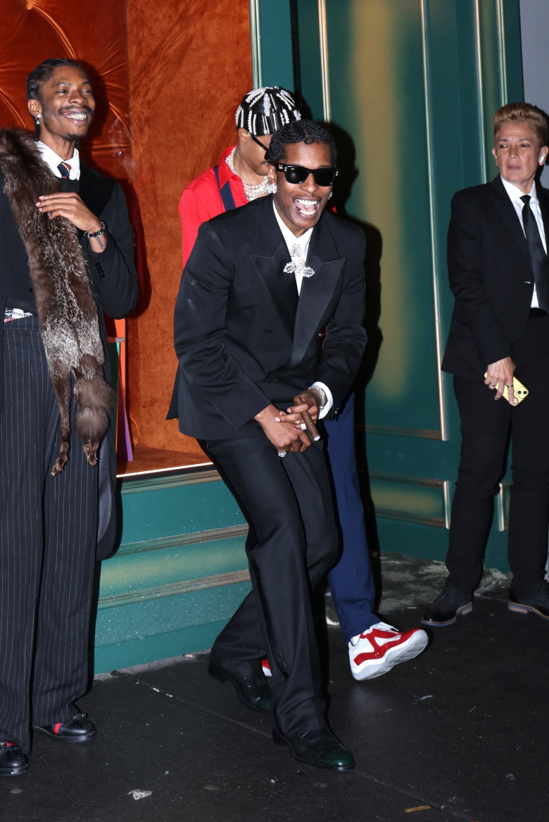 A$AP Rocky, alături de bunica sa, Cathy/ Profimedia
