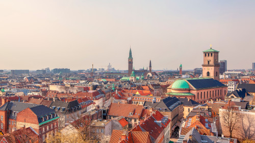 Beautiful,Copenhaga,Aerial,View,Of,The,City